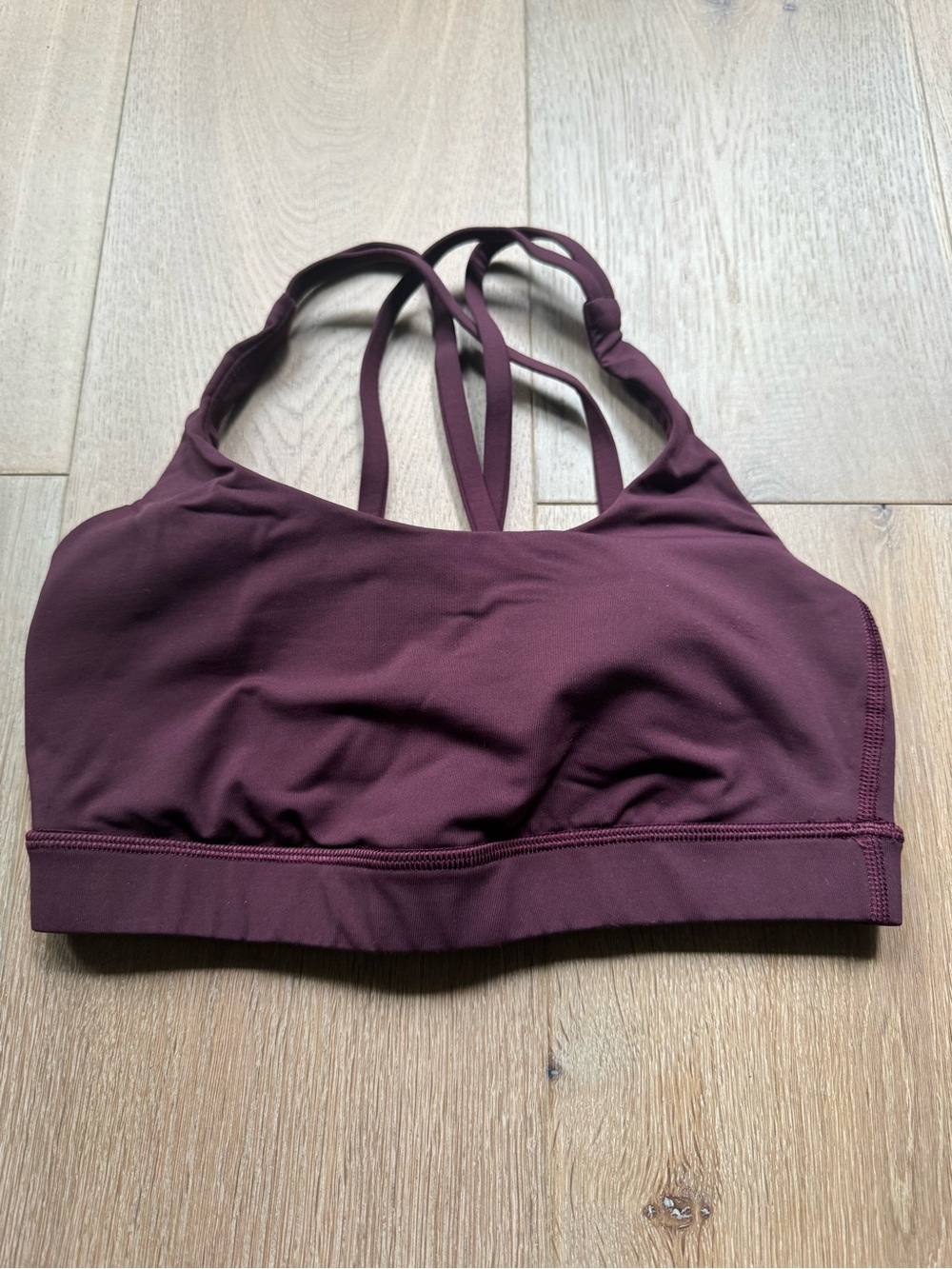 lululemon athletica Energy Sports Bra - Burgundy Plum